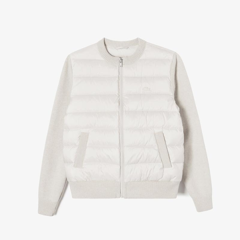 라코스테 23FW 니트 소매 경량 구스다운 BF214E-53N BUQ