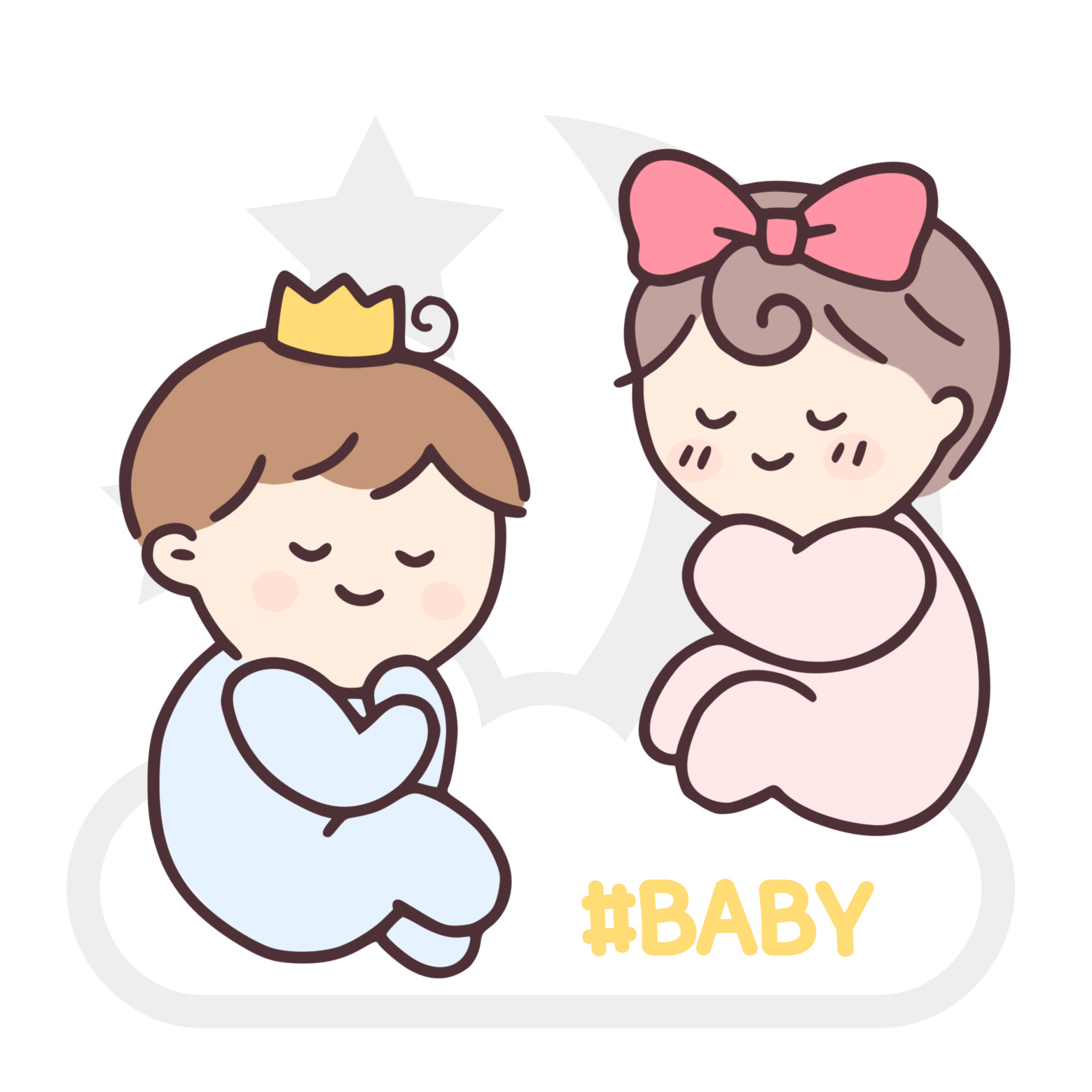 자는 아기 이미지