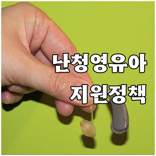 2025년 난청 영유아 지원 정책 파..