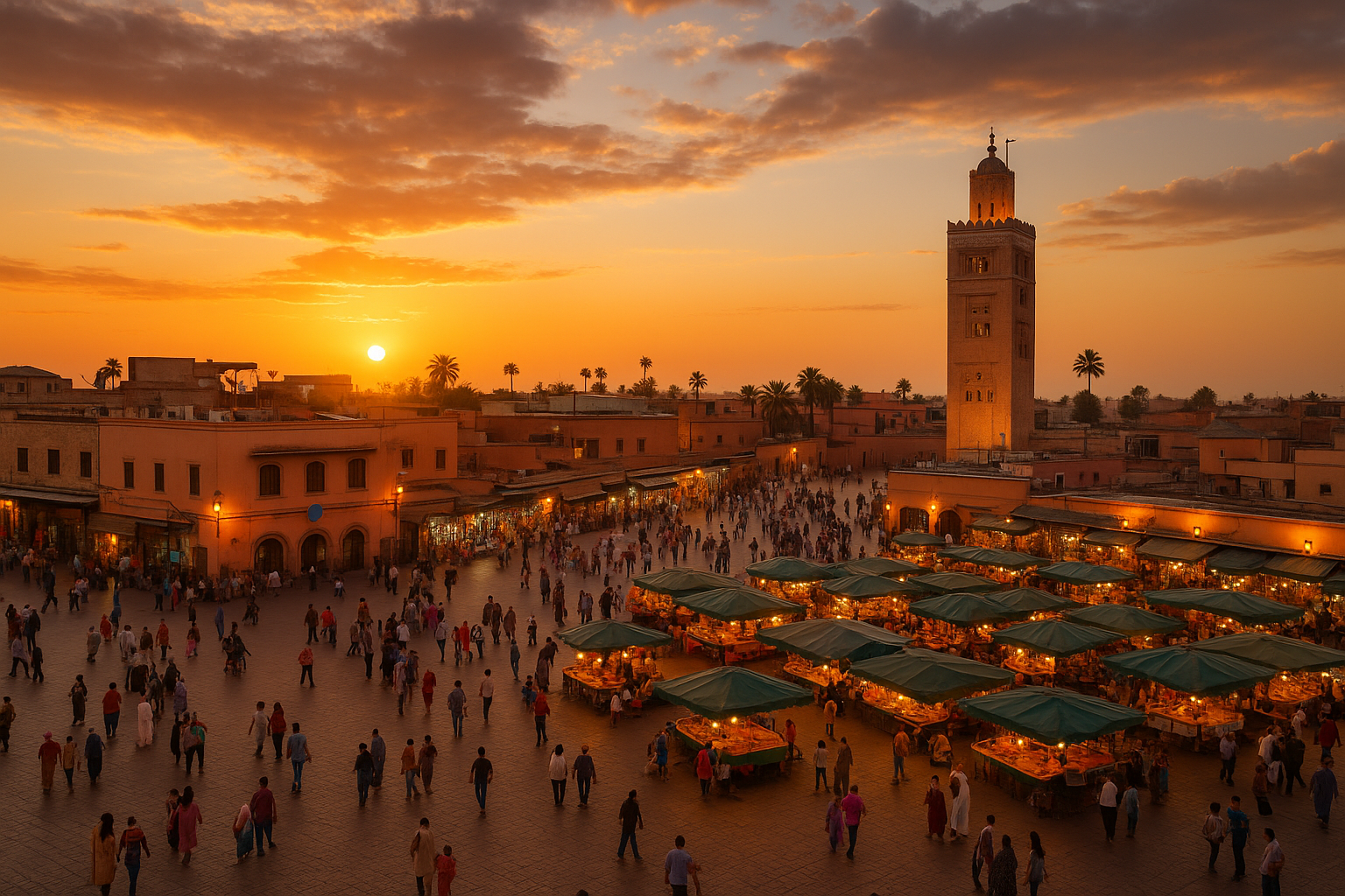 마라케시 – 자마엘프나 사진