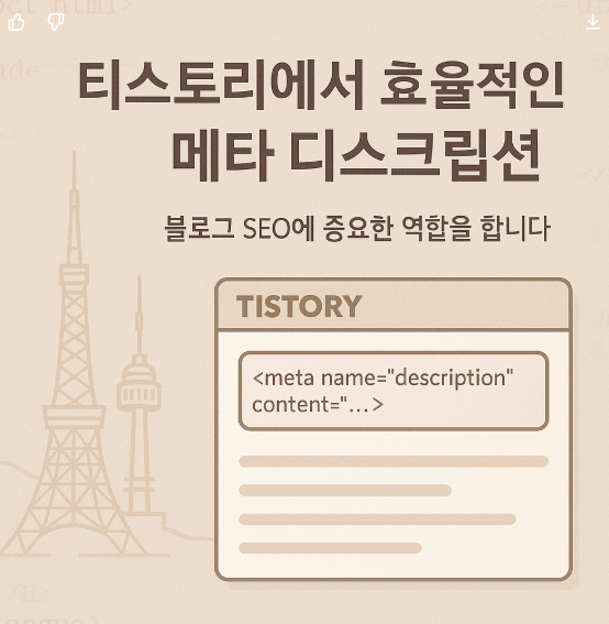 "메타디스크립션을 꼭 쓰자" 는 이미지