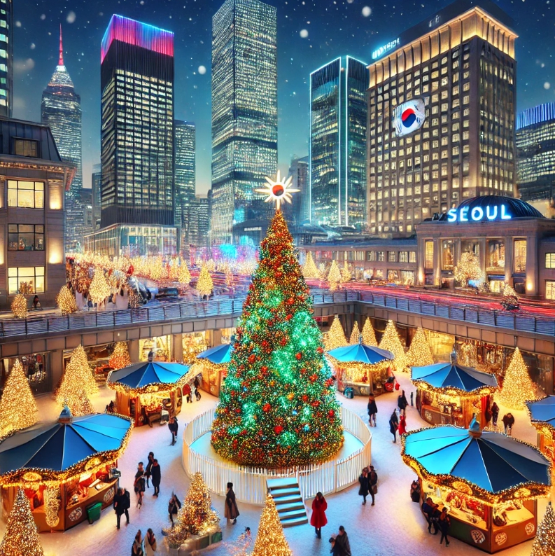 서울 크리스마스 마켓을 나타내는 이미지입니다.