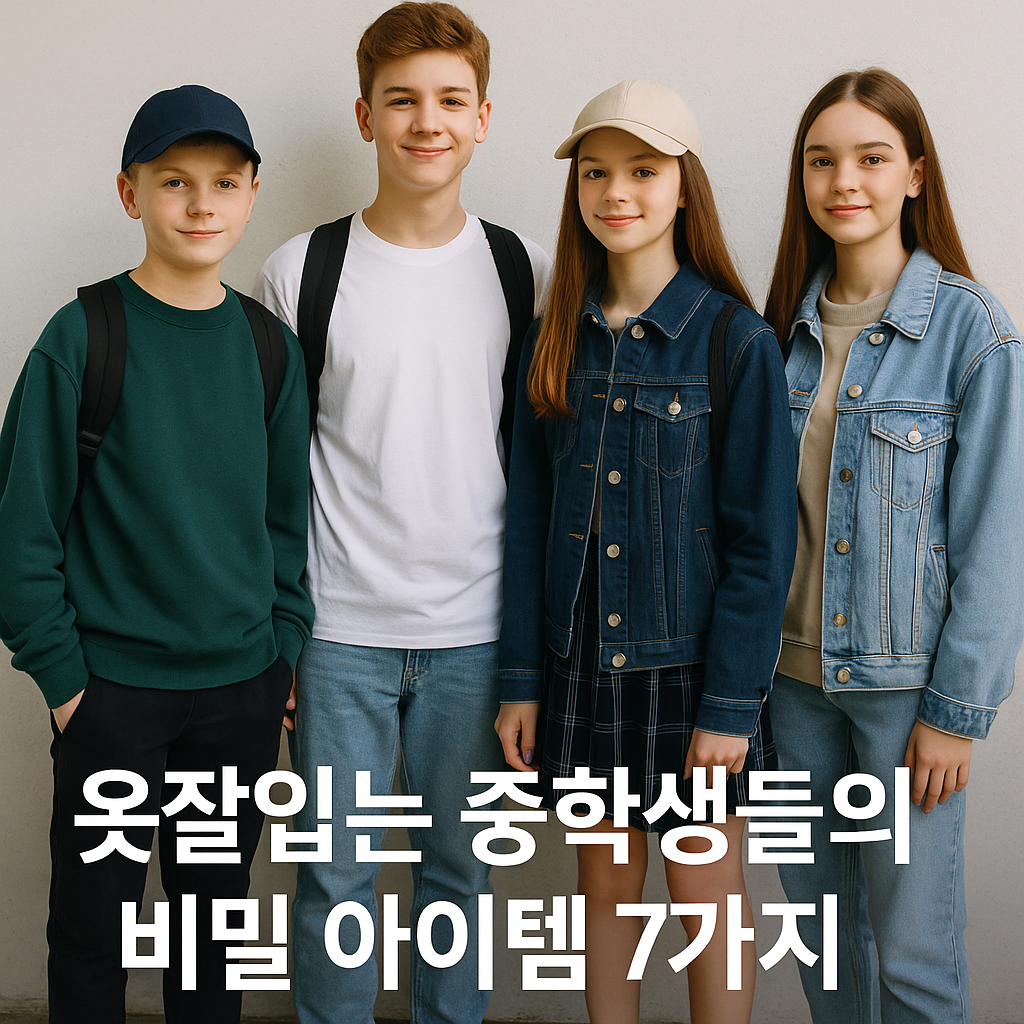 옷잘입는 중학생