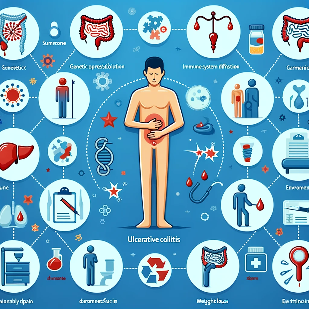 궤양성 대장염의 원인 증상