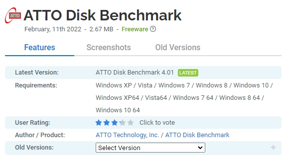 ATTO-Disk-Benchmark