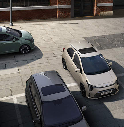 더뉴 모닝, 후방 교차충돌방지 보조, 전방 출동방지 보조