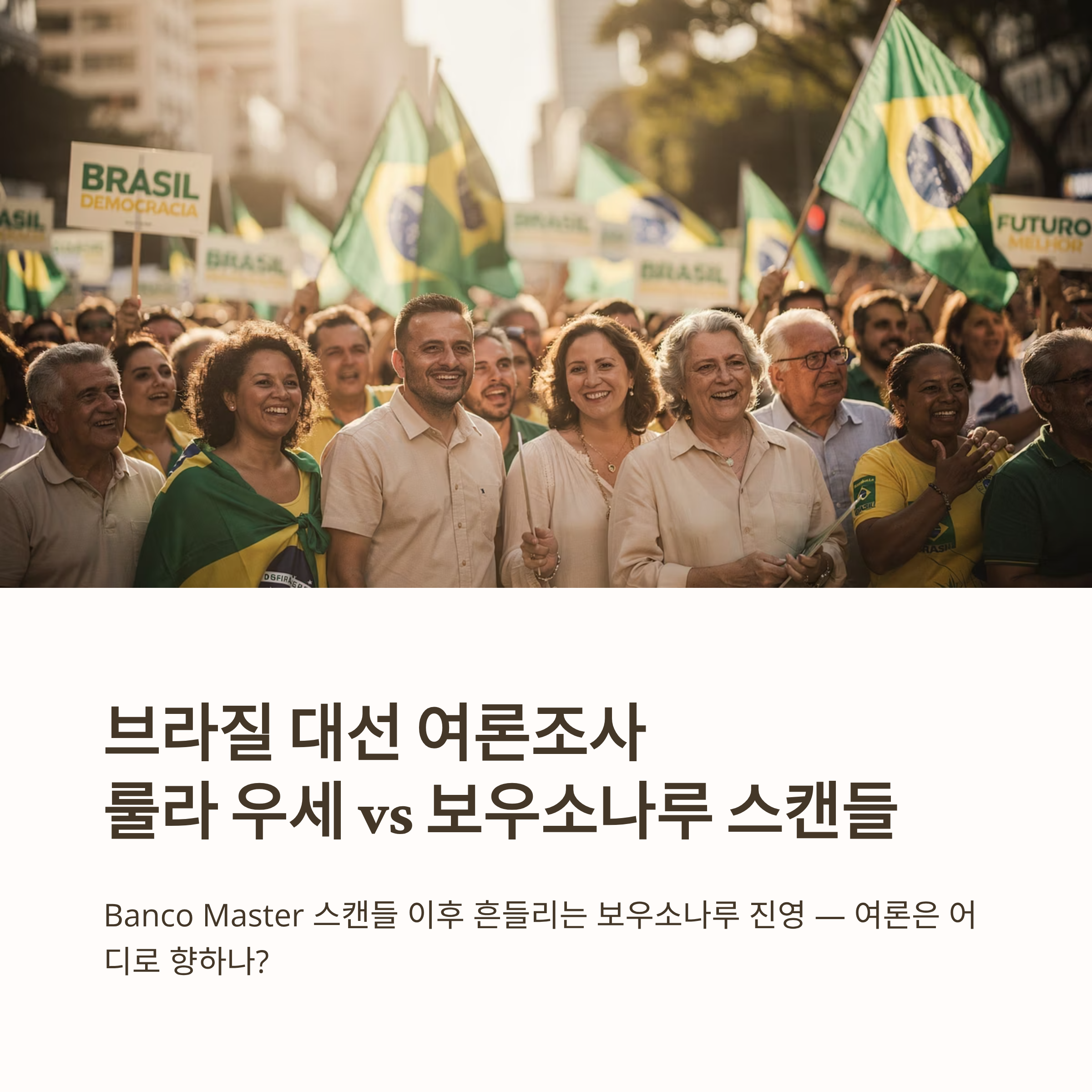 브라질 대선 여론조사, 룰라 우세