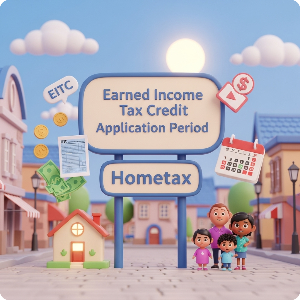 2025 근로장려금 반기신청 기간&amp;#44; 지급일&amp;#44; 신청방법 (홈택스 기간)이미지