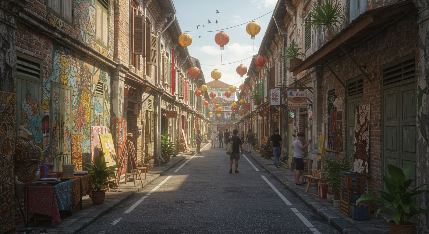 조지타운 벽화거리