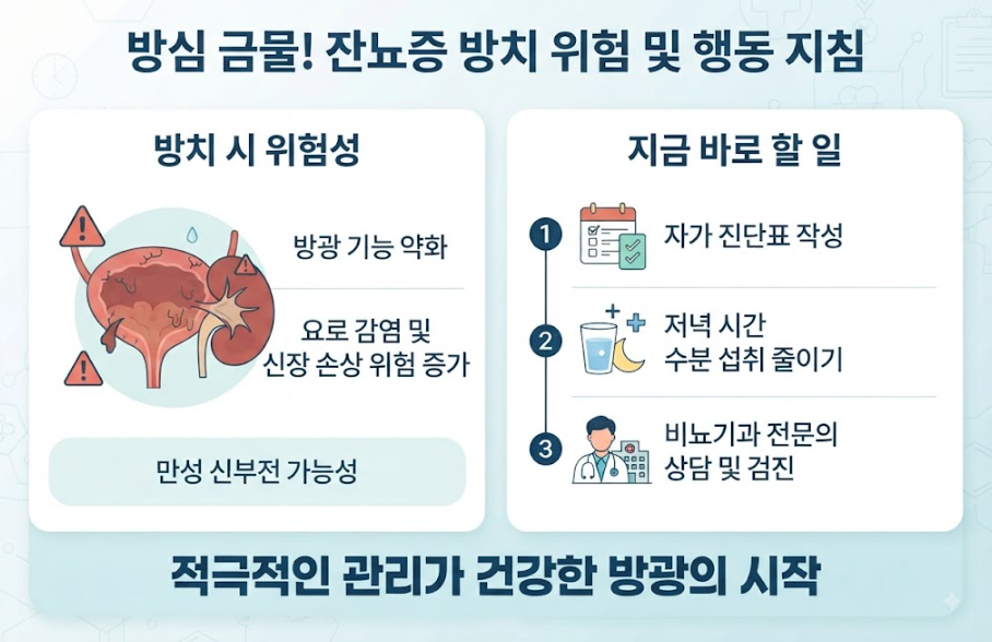 남자 잔뇨증