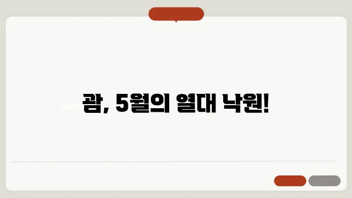괌 5월 날씨