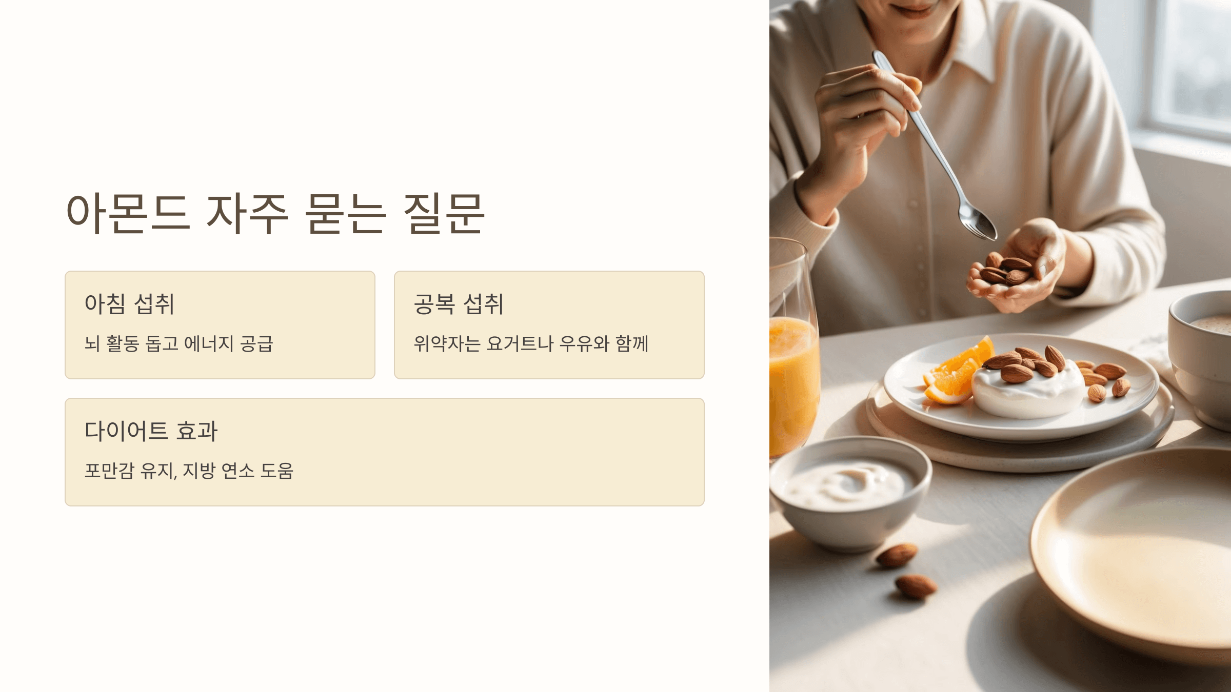 아몬드 사진입니다.