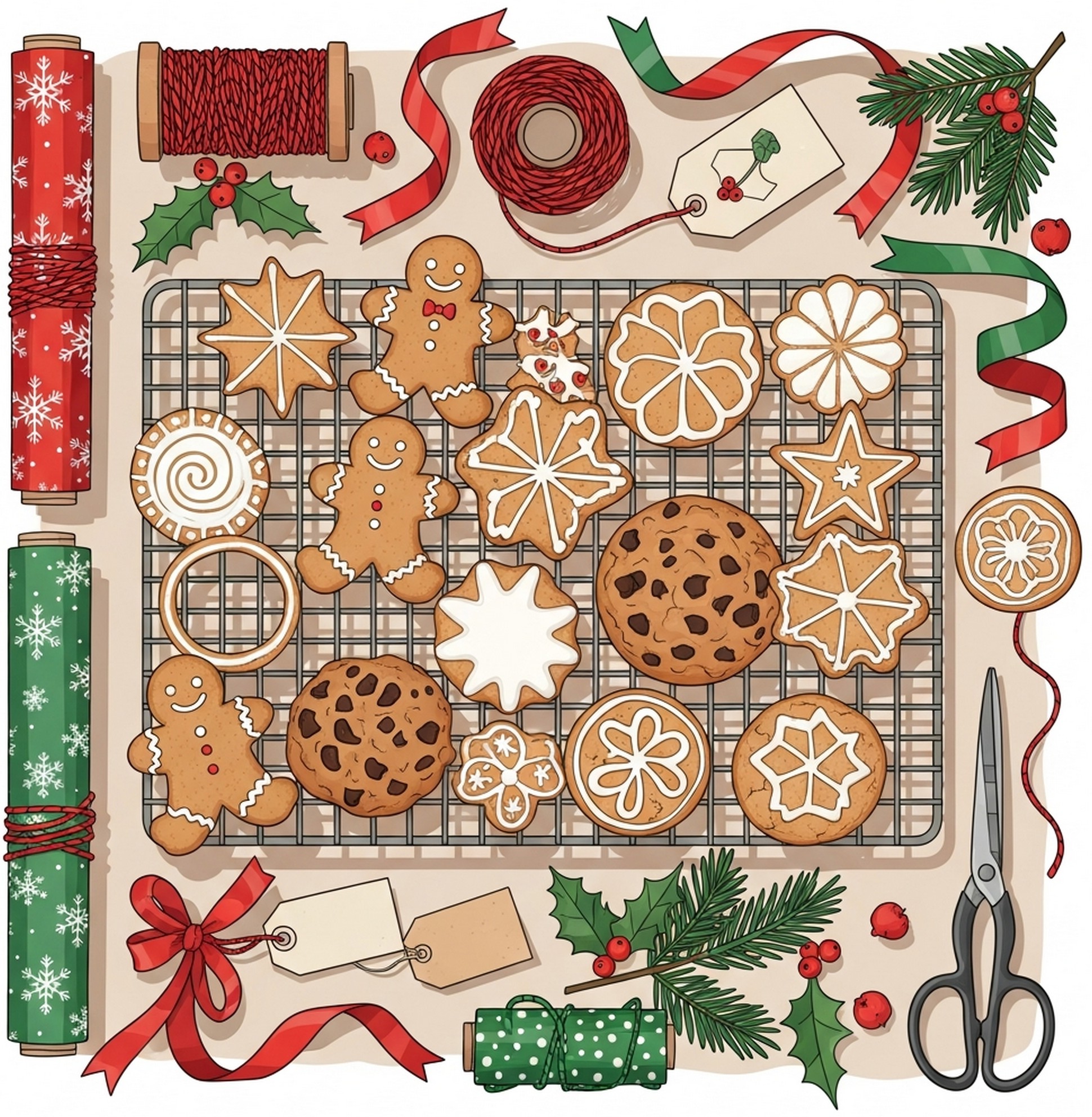 쿠키 식힘 포장