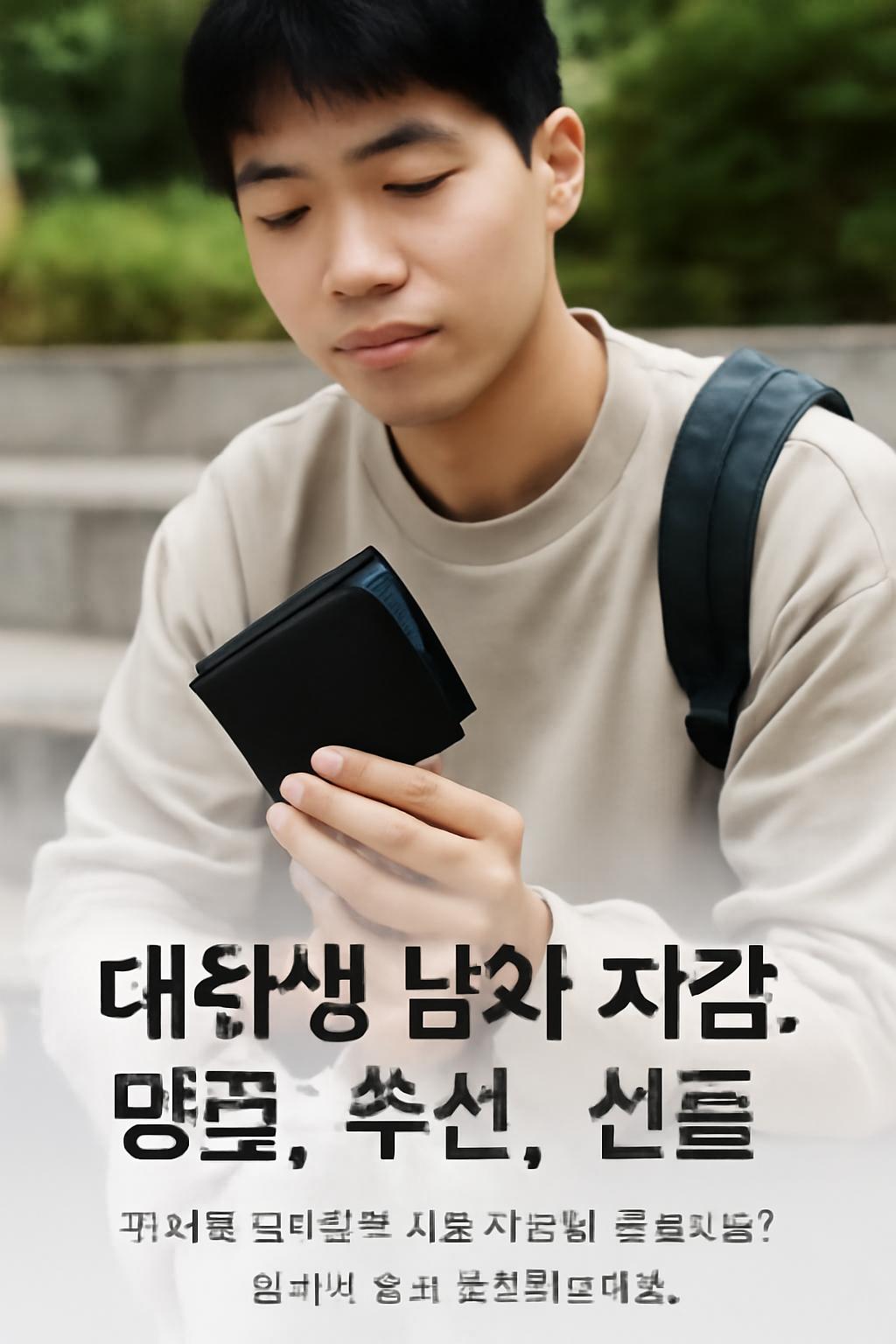 대학생 남자 지갑