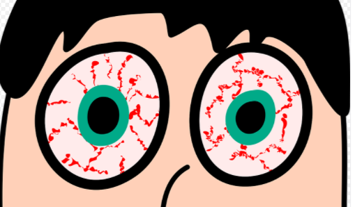 눈충혈그림