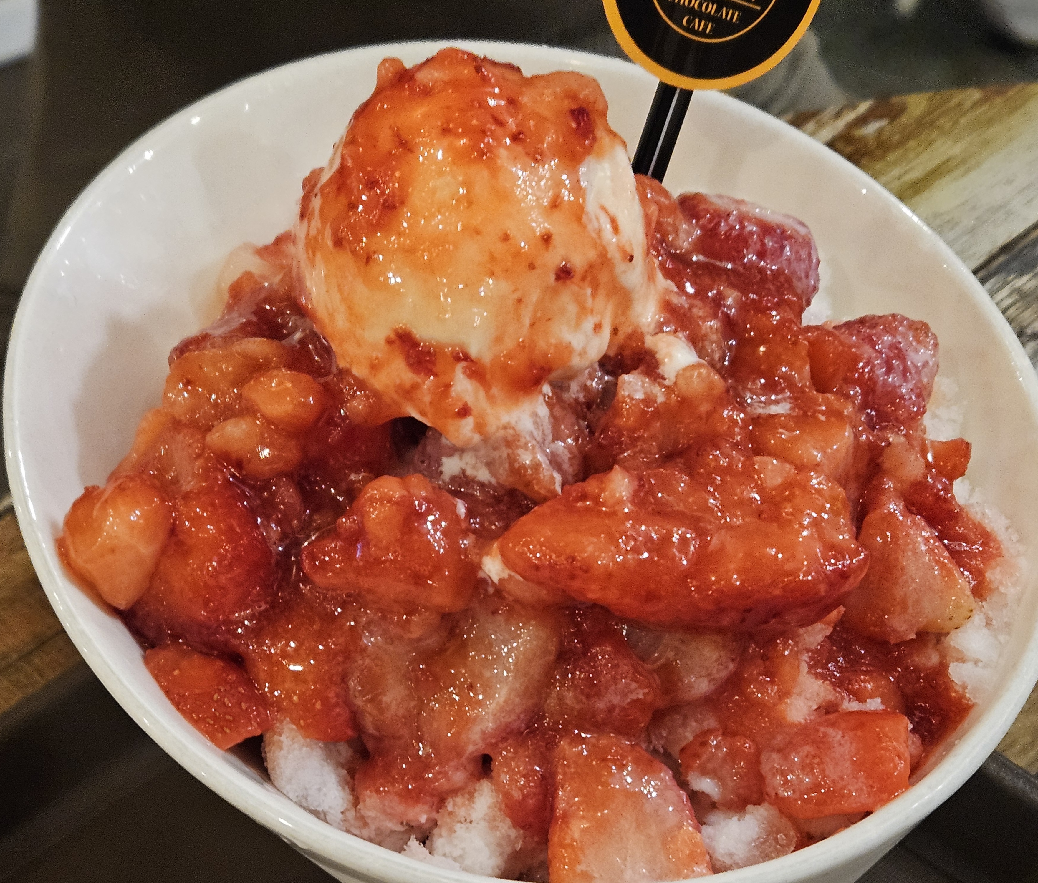 강남 더 달달 딸기빙수