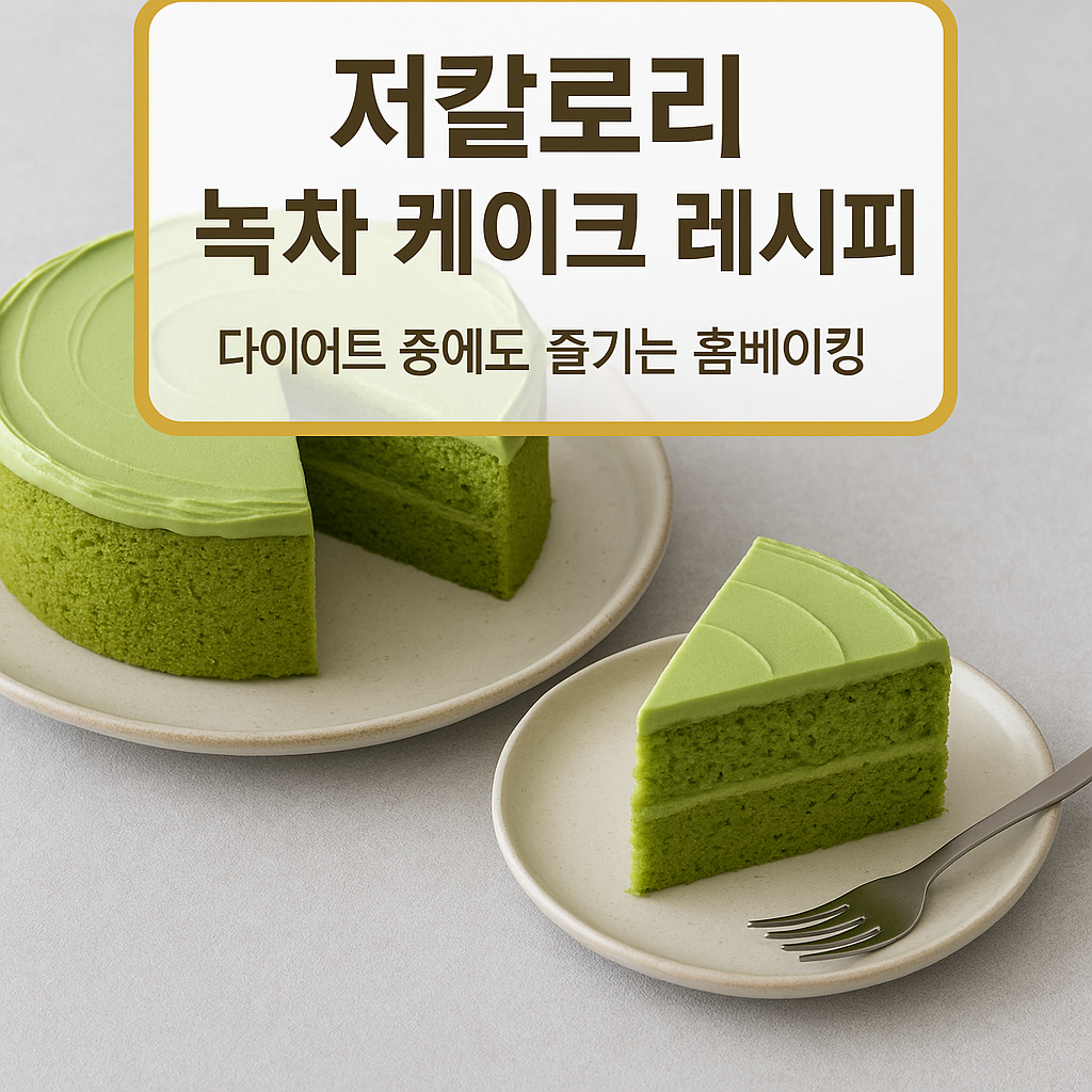 녹차 케이크