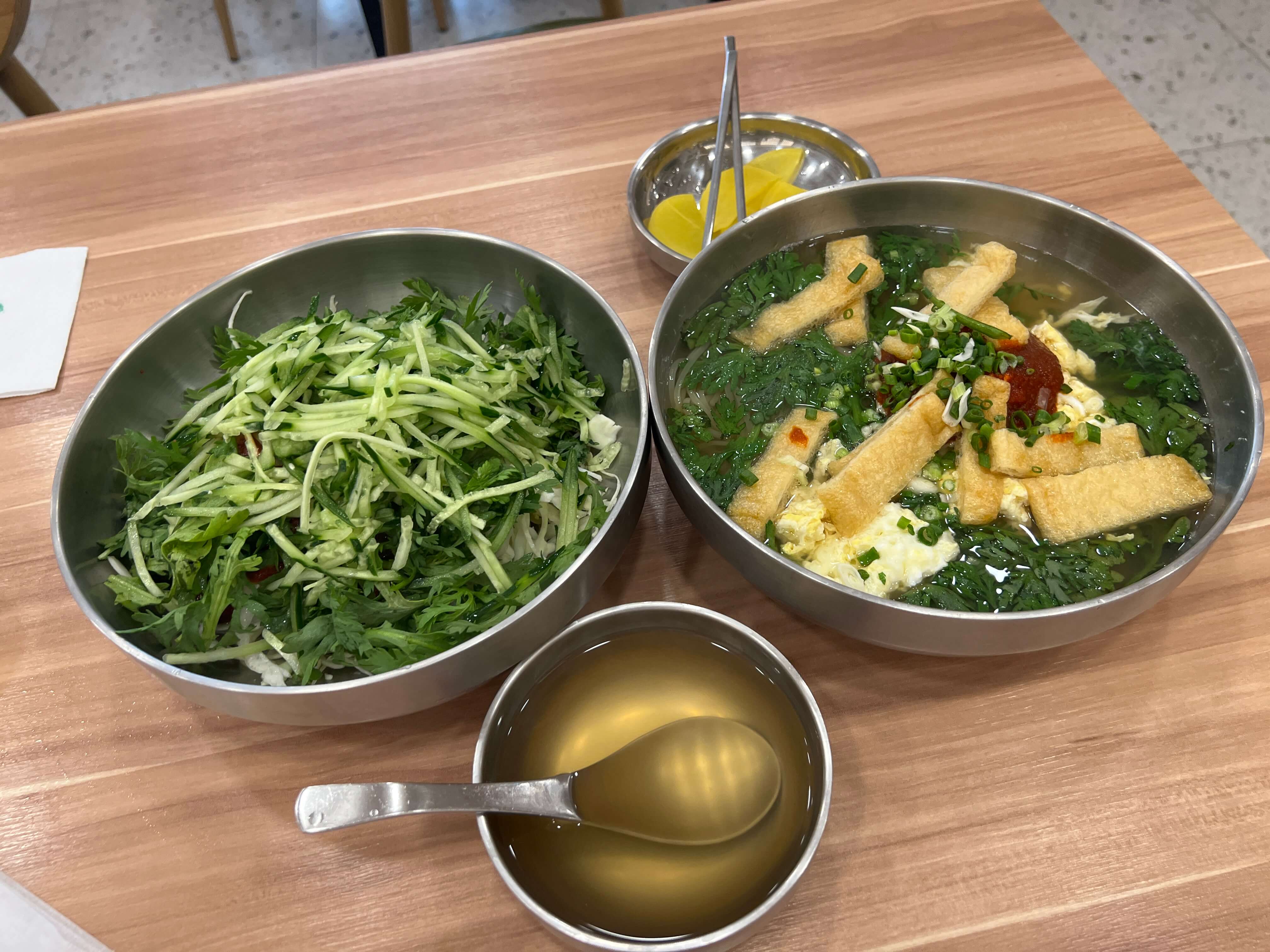 온쫄면과-비빔쫄면