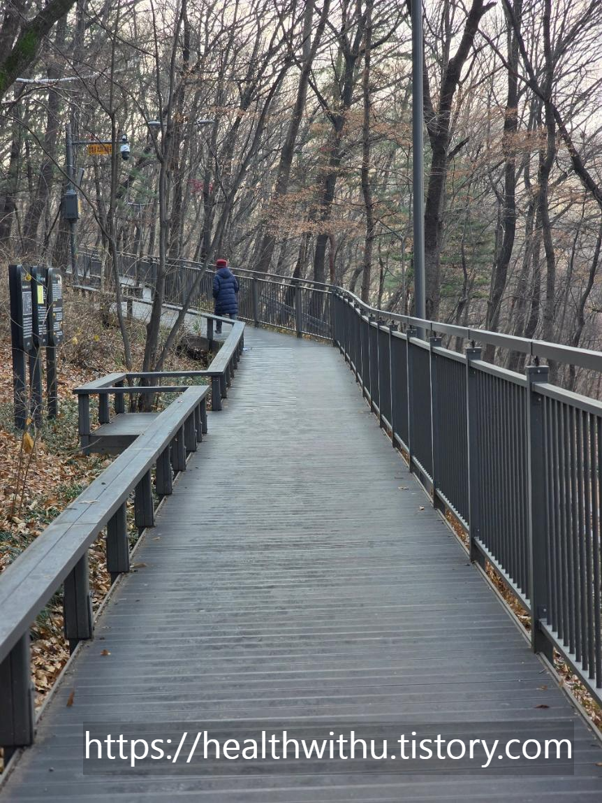 겨울산책, 데크산책길, 산책로안전, 겨울사고예방, 서리길주의, 살얼음위험, 아침산책, 미끄럼사고, 동네산, 걷기운동