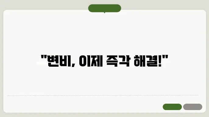 효과빠른 변비약