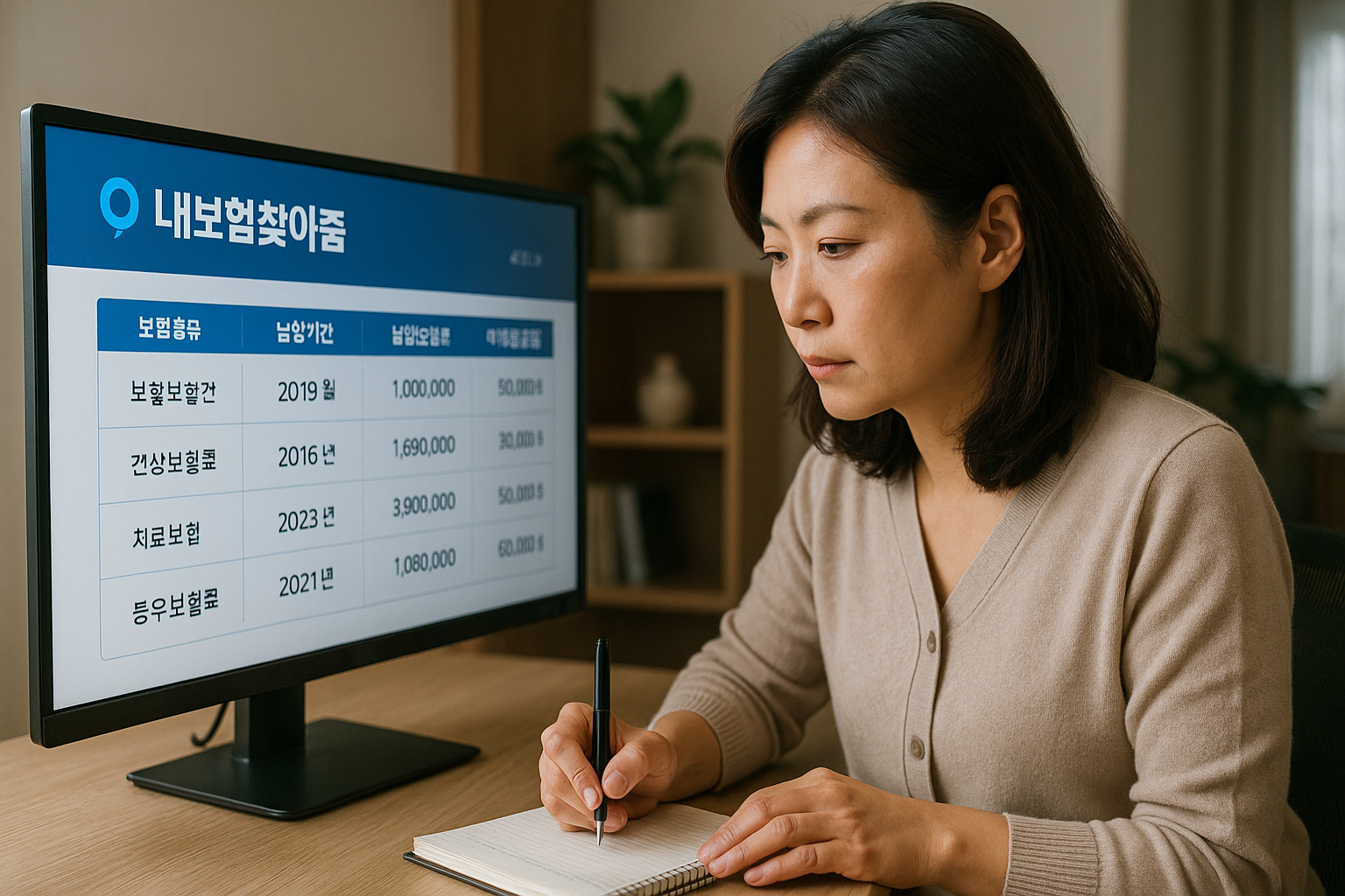 내보험찾아줌 서비스를 이용중인 보험 가입자