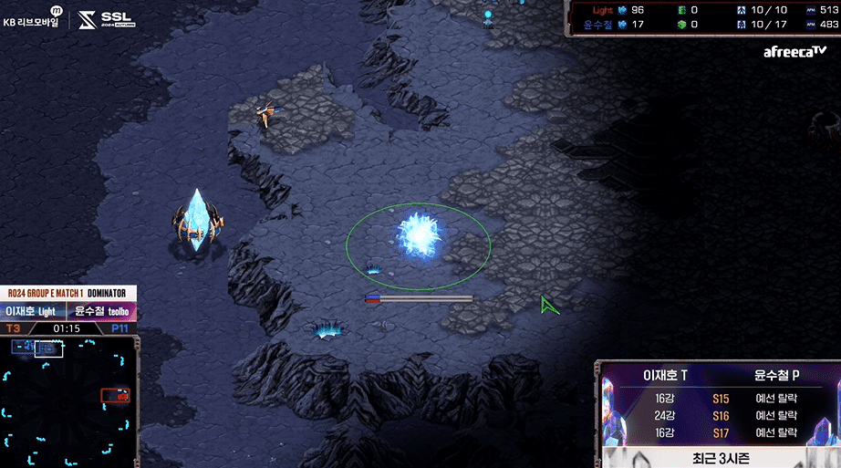 SSL 스타리그 24강 E조 1경기 전진게이트