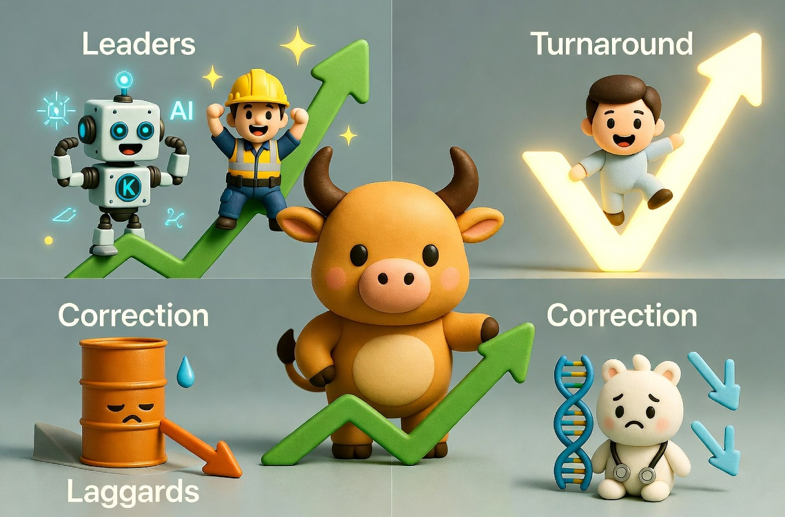 [주간 국내 ETF 분석 (26Y16W)] 상대 강도와 다중 추세로 짚어보는 섹터 구분