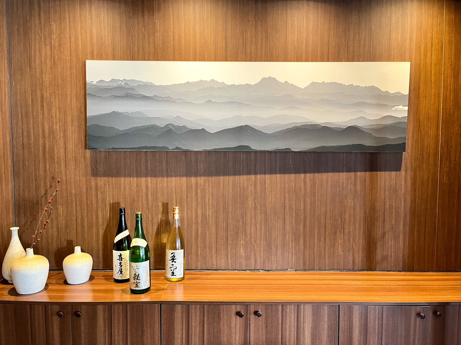 부산 해운대 해리단길 나가하마만게츠 내부.