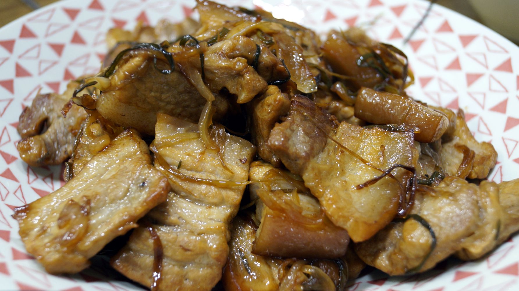 램프쿡으로 구운 고기