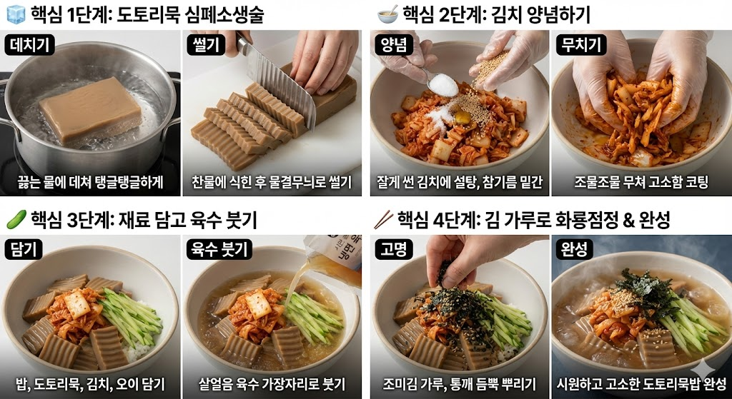 묵밥 맛있게 만들기
