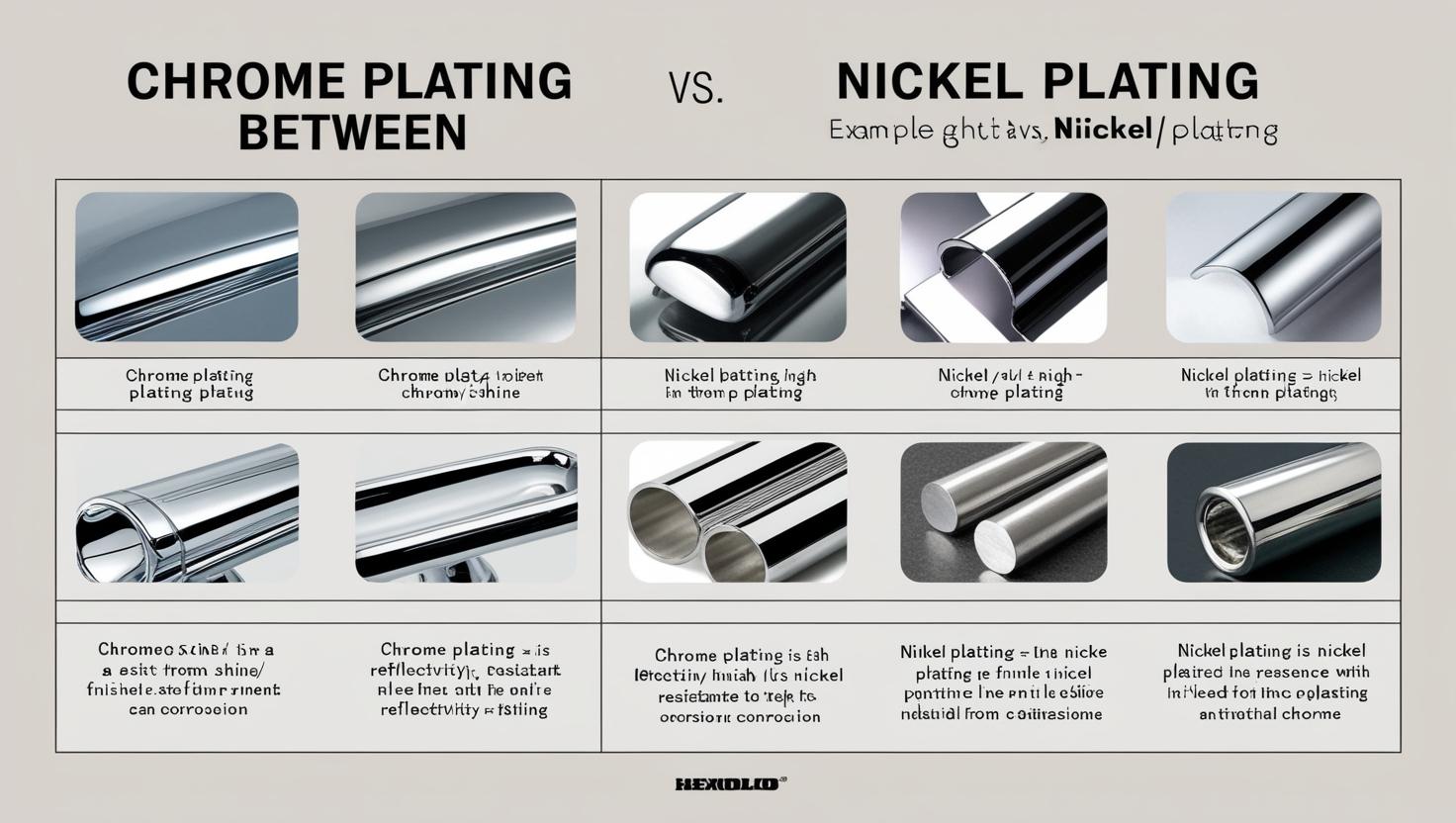 크롬도금 vs 니켈도금 차이점은?