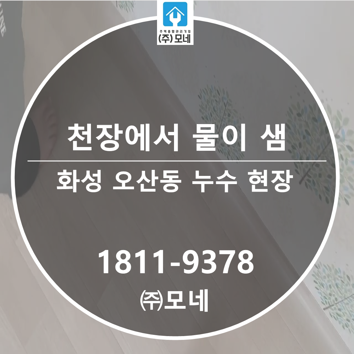 화성 누수탐지 오산동 천장물샘 3단계 점검 타일 무파손 방수 주입 시공