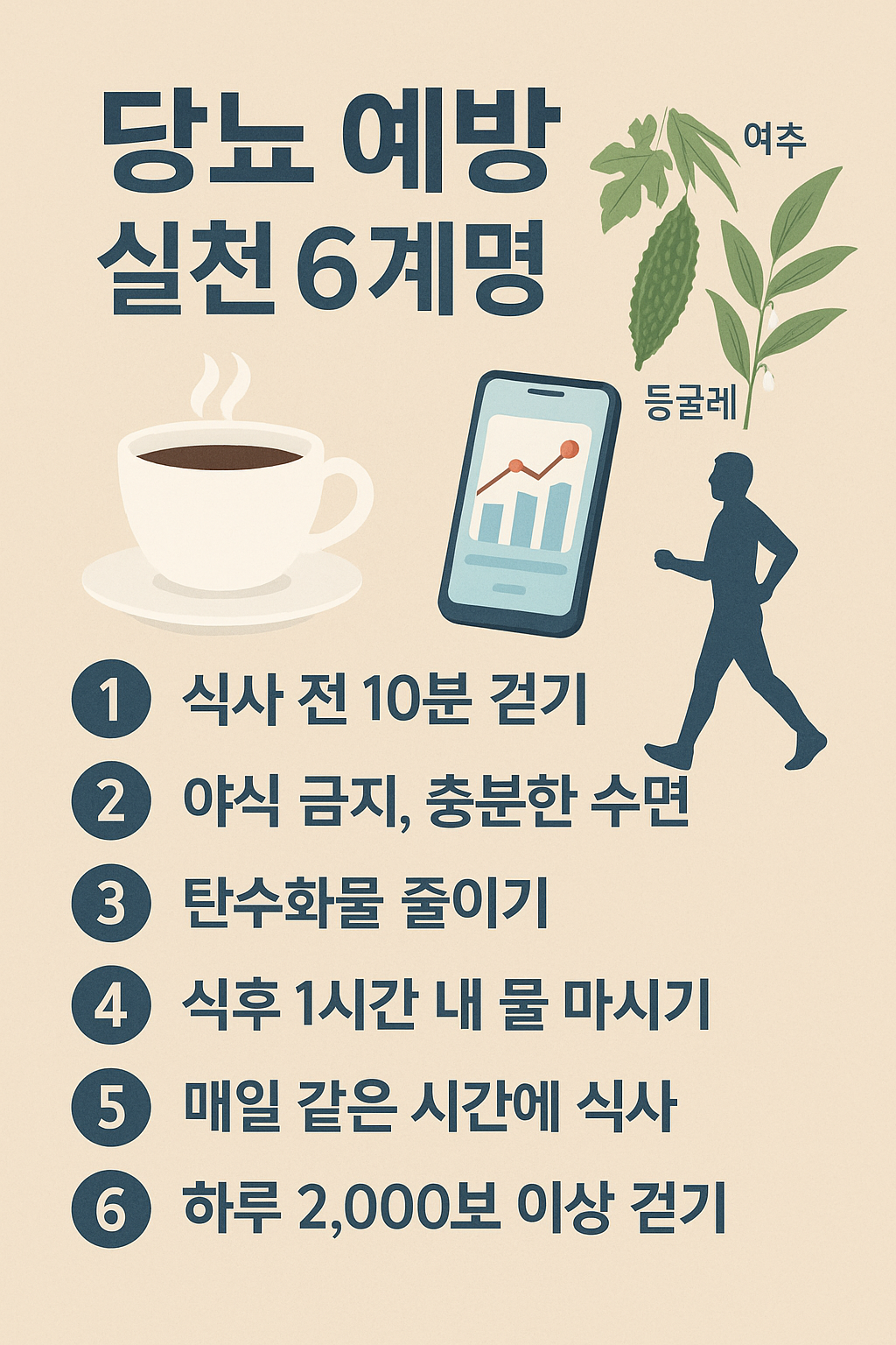 당뇨관리 실천방법 안내