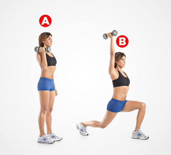 오버헤드-리버스-런지