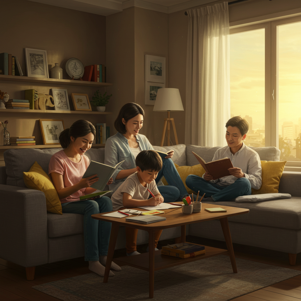 저녁 시간 가족 스트레스 줄이기