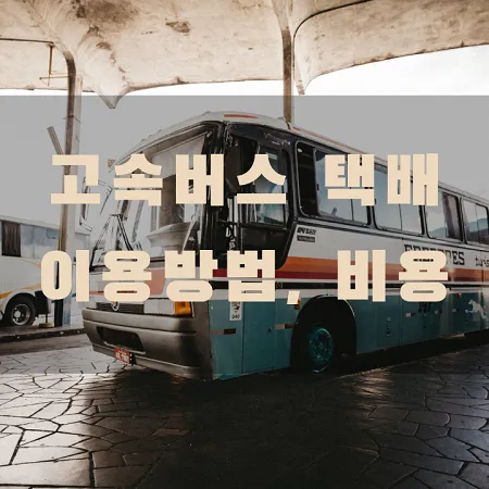 고속버스 제로데이 택배 보내기 받기 이용방법과 비용 알아봐요 썸네일