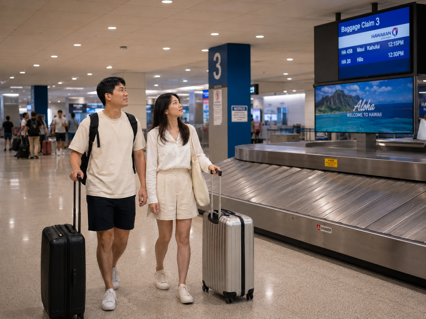 하와이 여행 영어회화 #1|호놀룰루 공항 입국심사부터 우버 타고 숙소 가기까지