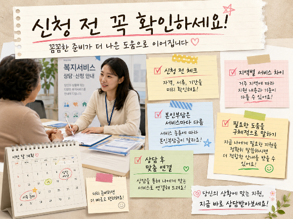 통합돌봄 서비스 신청 대상,자격 총정리