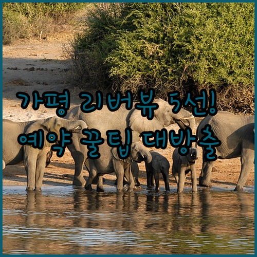 가평 물멍 힐링 여행을 위한 리버뷰 ..