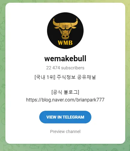 wemakebull 채널