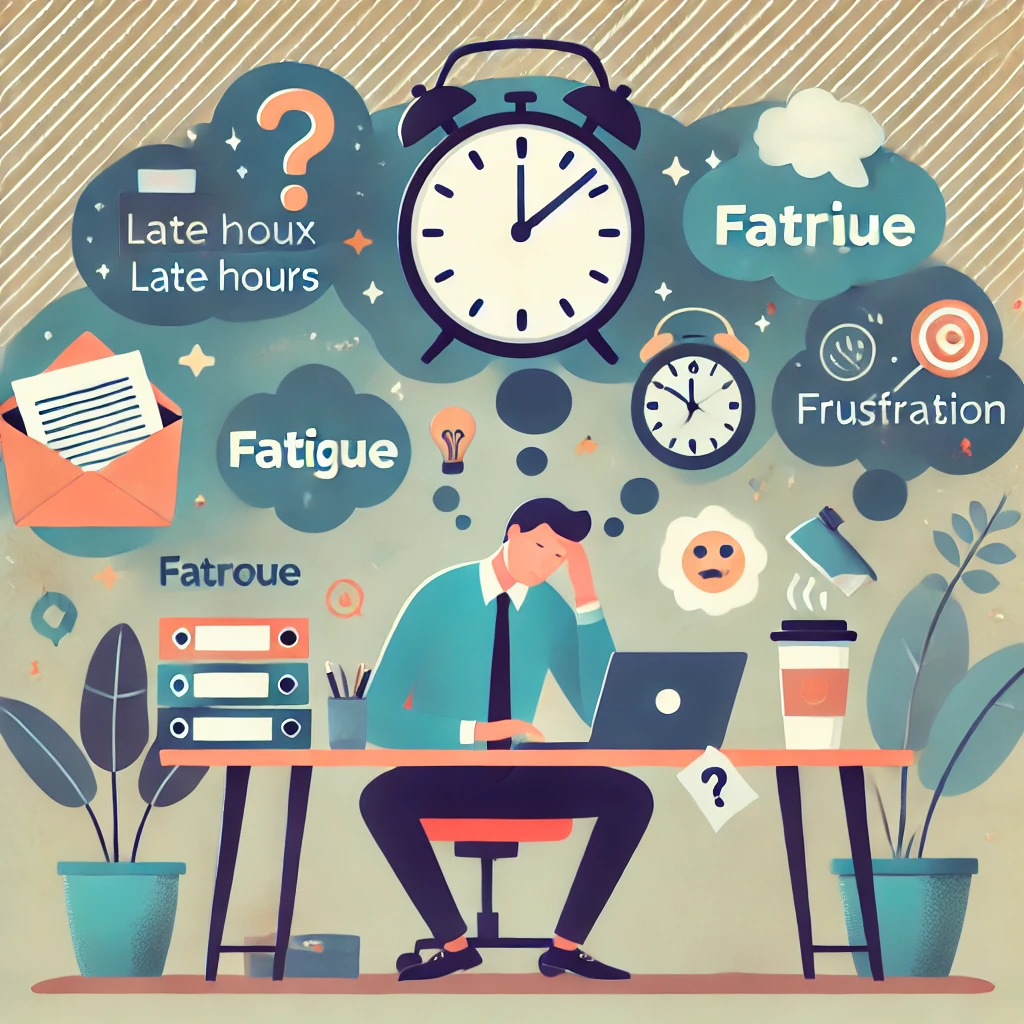 직장인 우울증과 번아웃의 차이에 대한 이미지