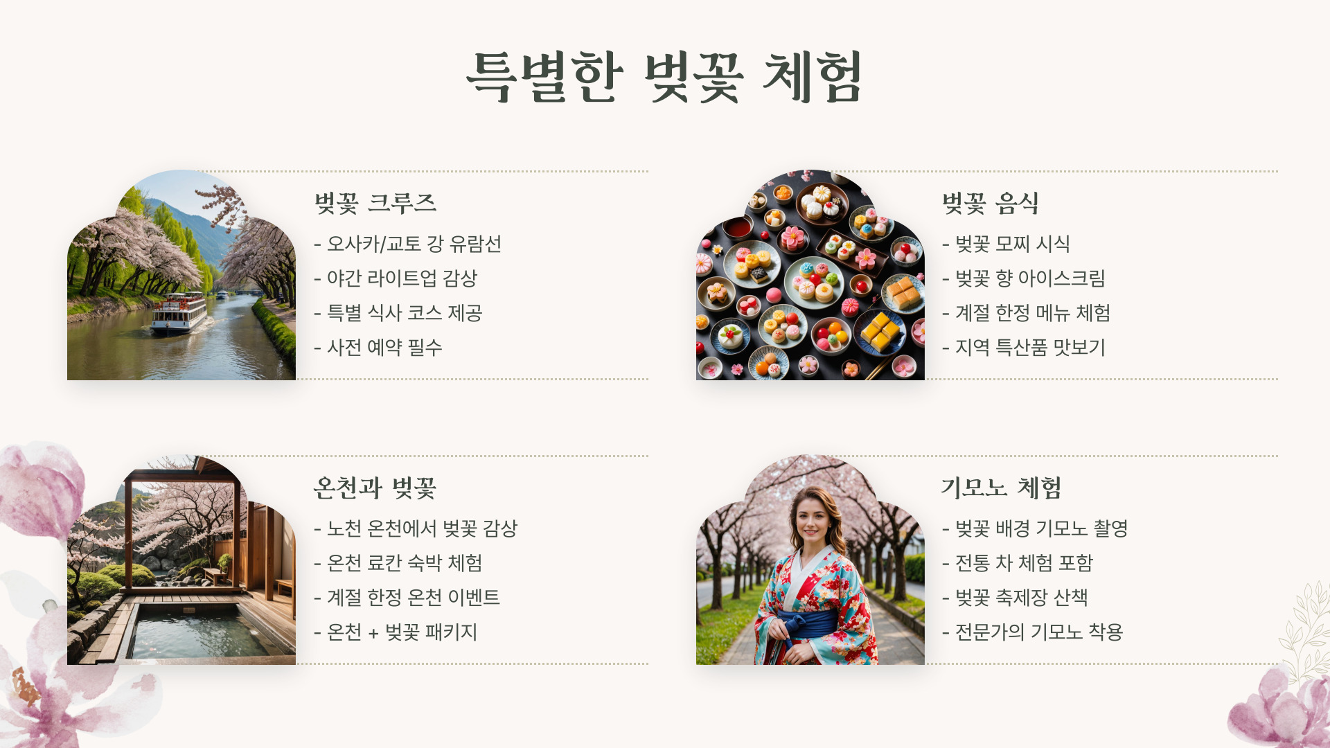 2025 일본 벚꽃 개화 시기와 명소 추천