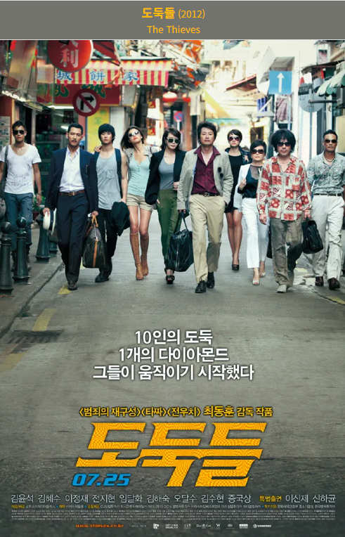 도둑들(2012) 영화 포스터 사진