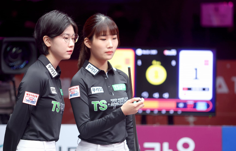 PBA 팀리그 TS샴푸 푸라닭 프로당구팀 이미래 용현지 당구선수