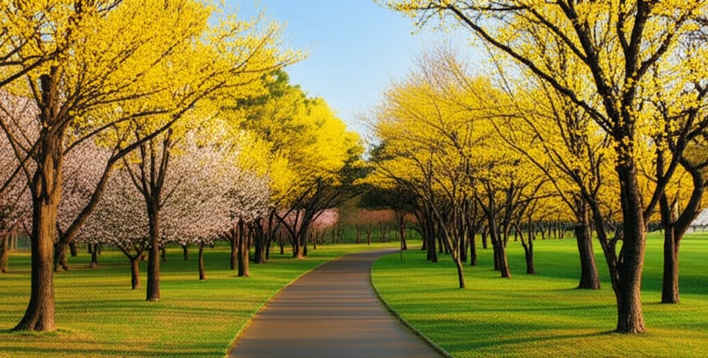 성동구 응봉산 개나리 축제와 서울숲 ..