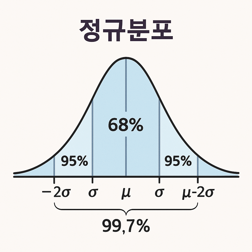 정규분포표 (통계학 기초, ADSP)