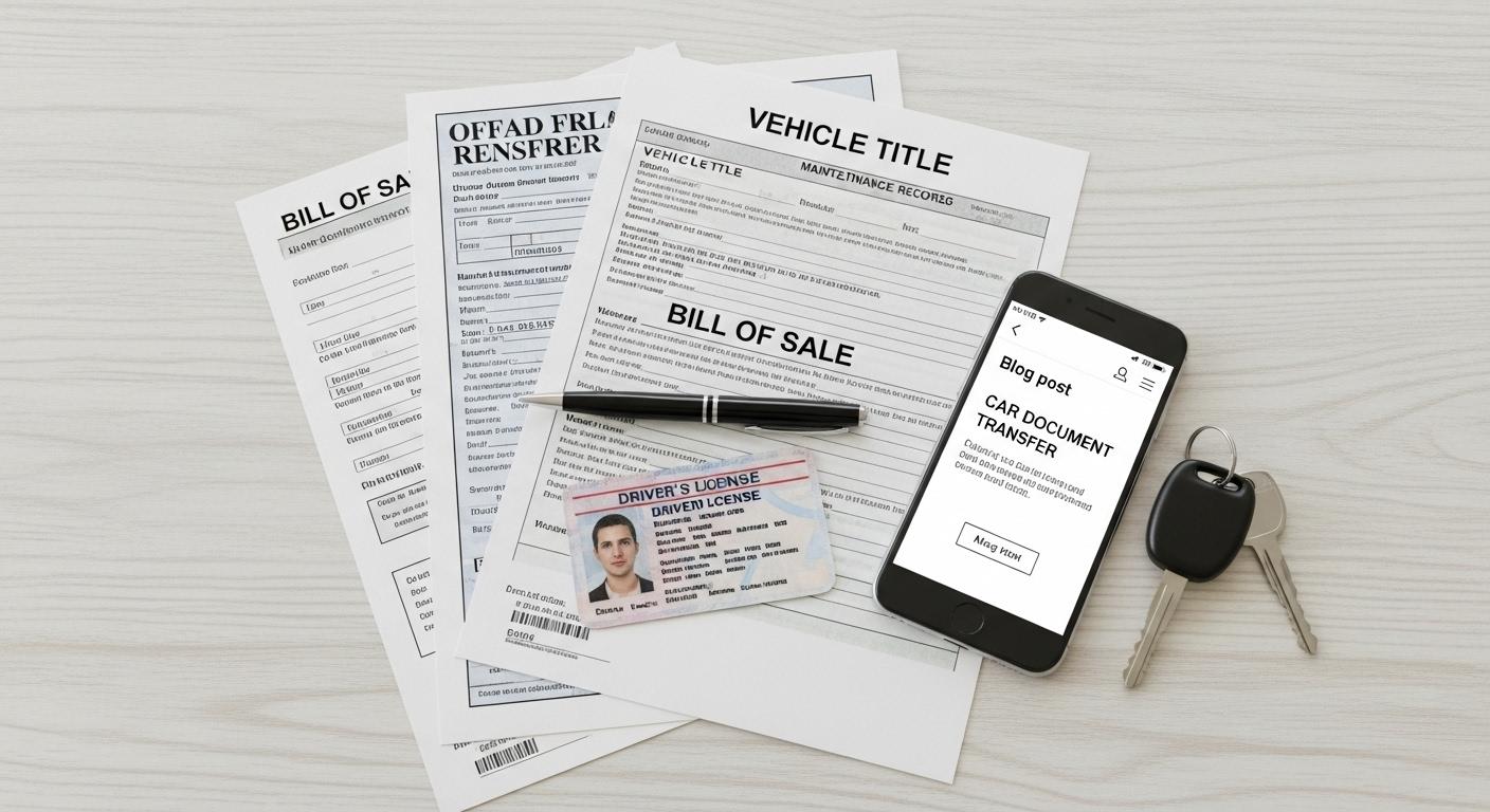 중고차 판매 서류 이전