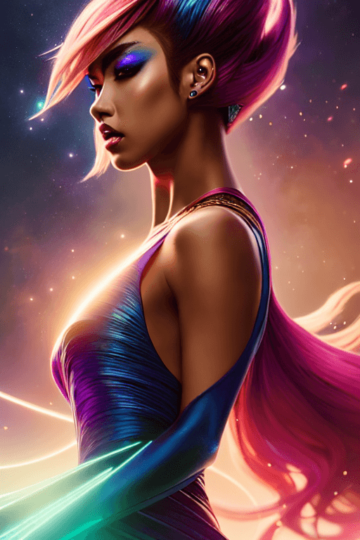 Playground AI로 생성한 그림(2) - 장엄한 여성