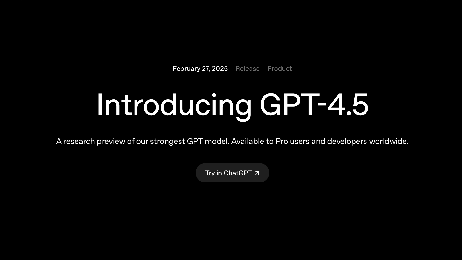 더 강력해진 범용 모델 GPT-4.5