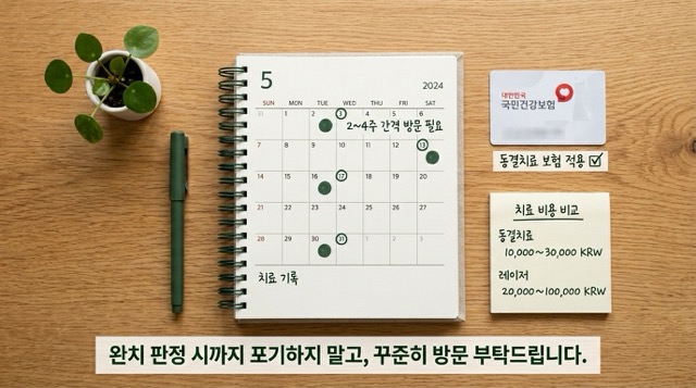 마귀 치료 비용 냉동 보험 레이저 비급여 치료 횟수 기간 상세"